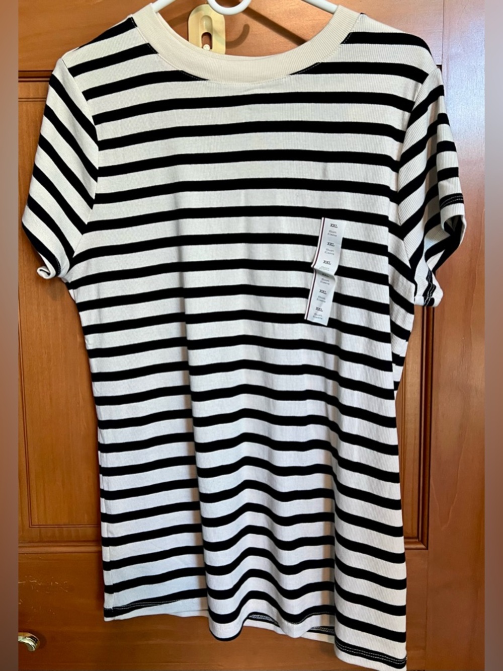 A New Day Striped Short Sleeve Tee